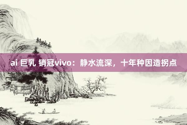 ai 巨乳 销冠vivo：静水流深，十年种因造拐点