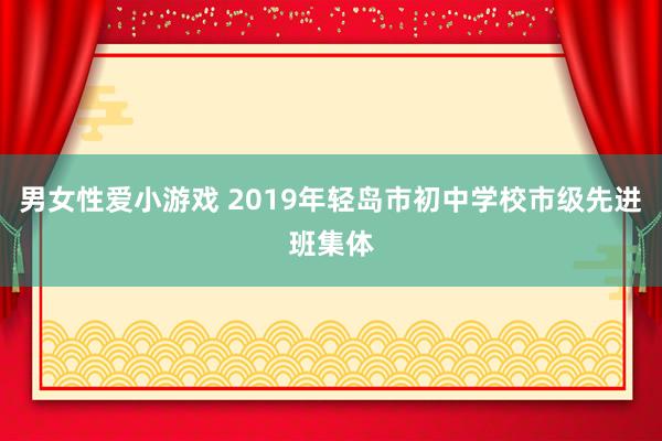 男女性爱小游戏 2019年轻岛市初中学校市级先进班集体